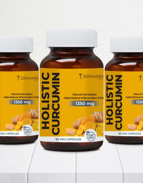 Curcumin Capsules With Piperine For Anti Inflammation