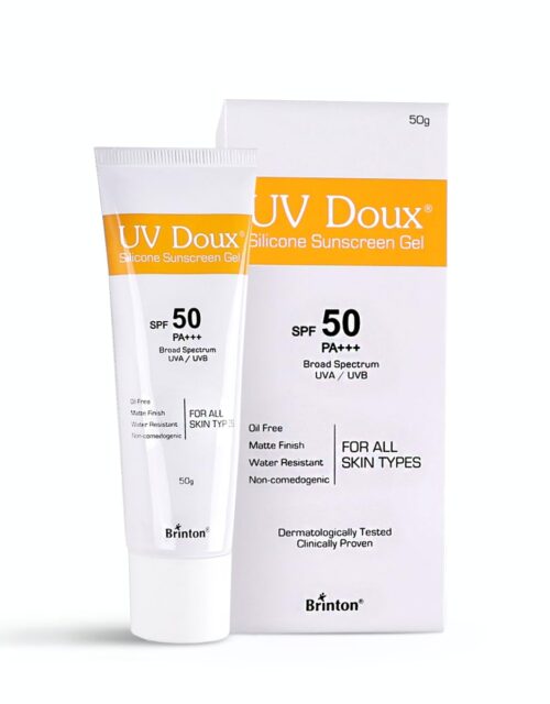 Brinton UV Doux Face & Body Sunscreen gel with SPF 50 PA+++