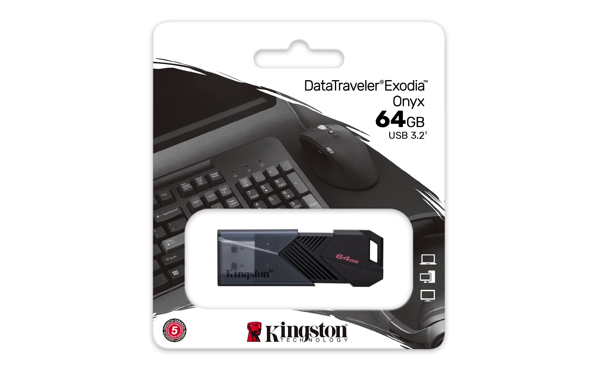 Kingston Data Traveler Exodia Onyx 64 GB - Image 3