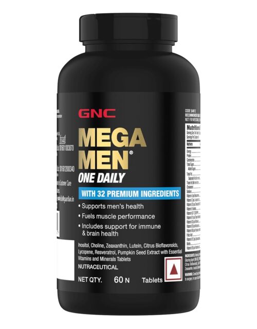 GNC Mega Men One Daily Multivitamin | 60 Tablets