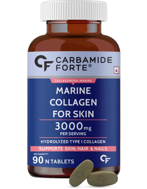 Carbamide Forte Hydrolyzed Marine Collagen Supplements for Women & Men