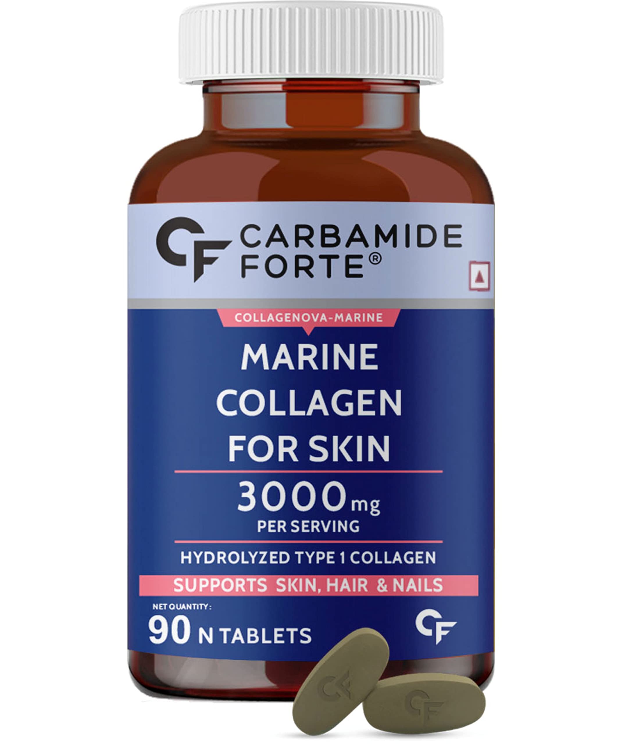 Carbamide Forte Hydrolyzed Marine Collagen Supplements for Women & Men