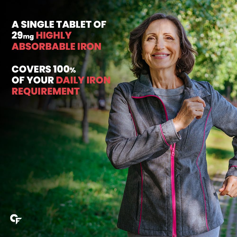 Carbamide Forte Chelated Iron Supplement for Women and Men - Image 7