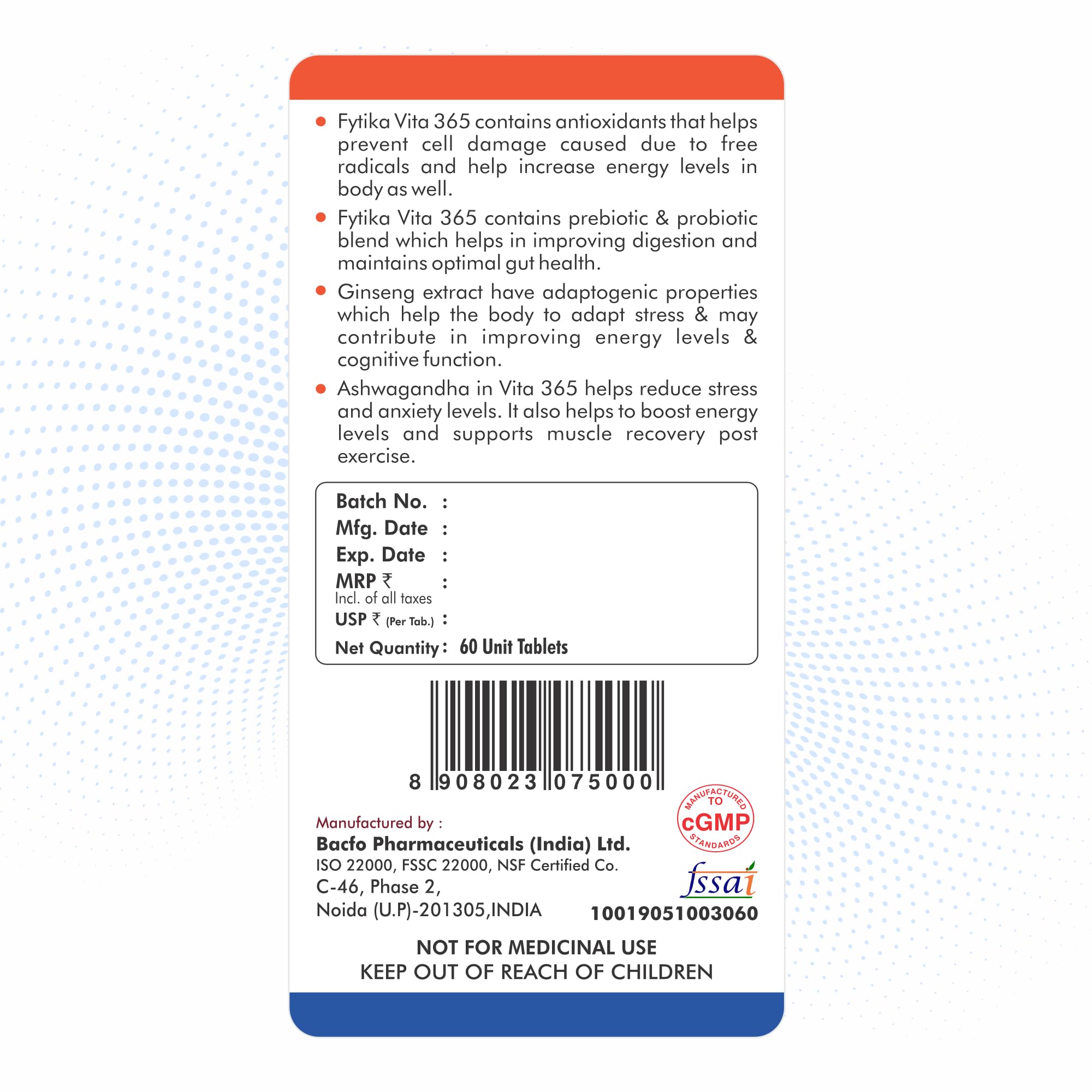 Fytika Vita 365 | Multivitamin Tablet for Men & Women - Image 8