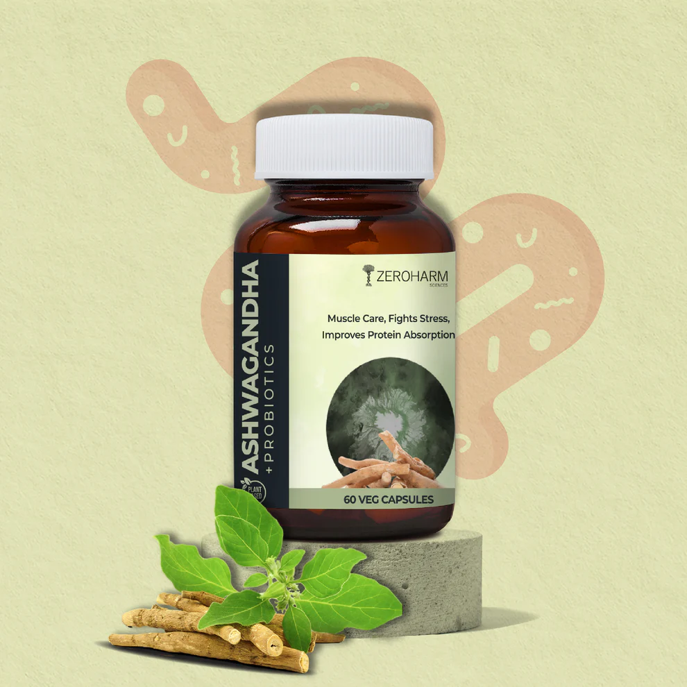 Ashwagandha and Probiotics Supplements for Digestion