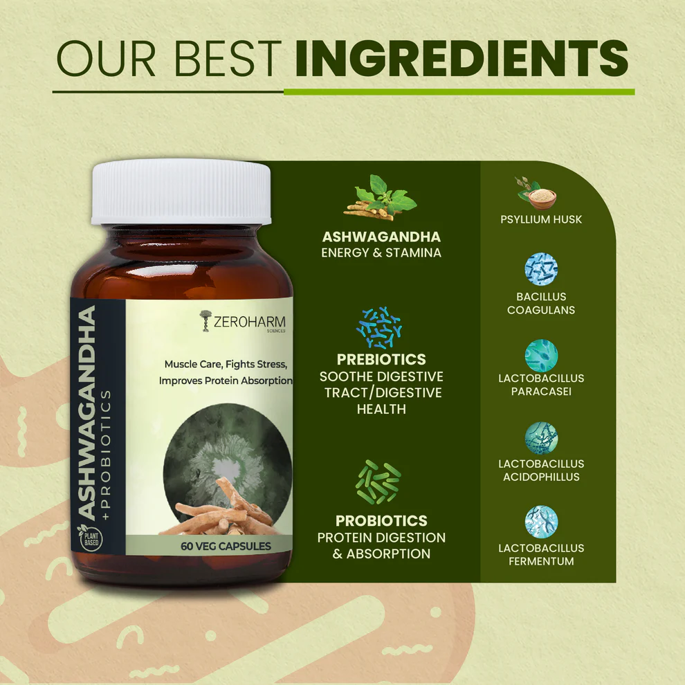 Ashwagandha and Probiotics Supplements for Digestion - Image 7